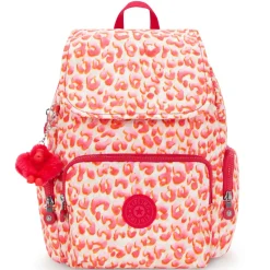 Kipling Backpacks<City City Zip Small Backpack LATIN CHEETAH | Altman Luggage