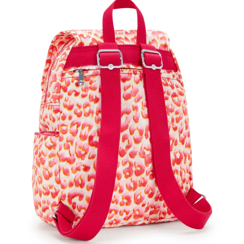 Kipling Backpacks<City City Zip Small Backpack LATIN CHEETAH | Altman Luggage