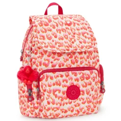 Kipling Backpacks<City City Zip Small Backpack LATIN CHEETAH | Altman Luggage