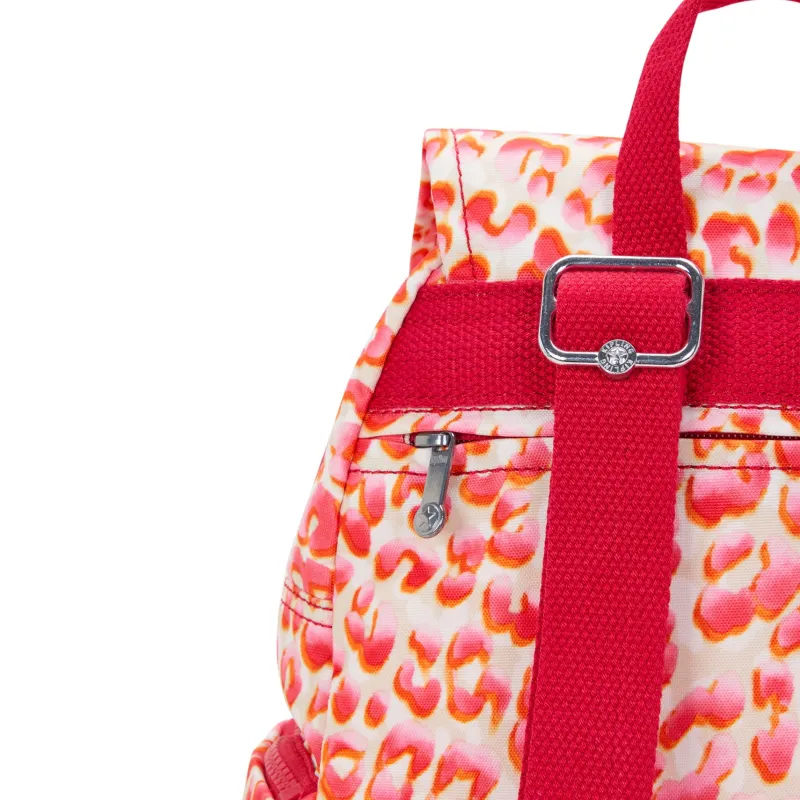 Kipling Backpacks<City City Zip Small Backpack LATIN CHEETAH | Altman Luggage