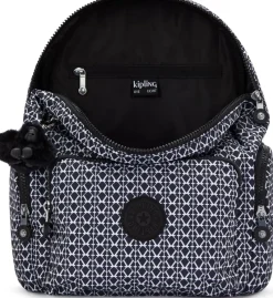Kipling Backpacks<City City Zip Small Backpack Signature Print | Altman Luggage