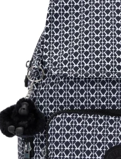 Kipling Backpacks<City City Zip Small Backpack Signature Print | Altman Luggage