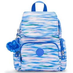 Kipling Backpacks<City City Zip Small Backpack Diluted Blue | Altman Luggage