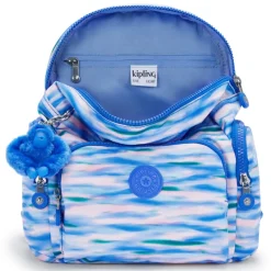 Kipling Backpacks<City City Zip Small Backpack Diluted Blue | Altman Luggage