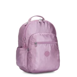 Kipling Business Cases|Backpacks<Seoul Extra Large Metallic Berry 17 Laptop Backpack | Altman Luggage