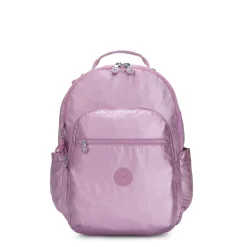 Kipling Backpacks<Seoul Large Metallic Berry 15 Laptop Backpack | Altman Luggage