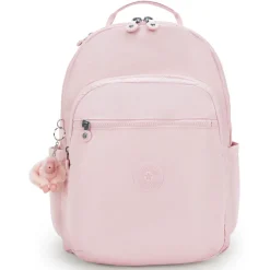 Kipling Backpacks<Seoul Large Metallic Pink Shine Laptop Backpack | Altman Luggage