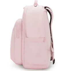Kipling Backpacks<Seoul Large Metallic Pink Shine Laptop Backpack | Altman Luggage