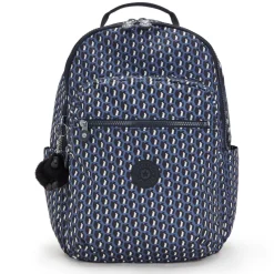 Kipling Business Cases|Backpacks<Seoul Large Printed 15 Laptop Backpack 3D K Blue | Altman Luggage