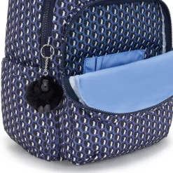 Kipling Business Cases|Backpacks<Seoul Large Printed 15 Laptop Backpack 3D K Blue | Altman Luggage