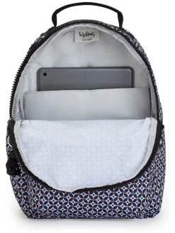 Kipling Backpacks<Seoul Small Tablet Backpack | Altman Luggage Blackish Tile