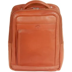 Mancini Portfolios|Business Cases<Leather Backpack for 15.6" Laptop / Tablet, 12" x 5.25" x 15",