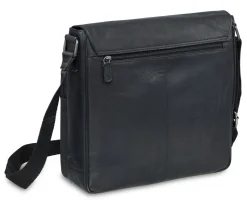 Mancini Portfolios|Business Cases<Leather Crossover Bag for 12" Laptop / Tablet with RFID Secure