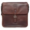 Mancini Portfolios|Business Cases<Leather Crossover Bag for 12" Laptop / Tablet with RFID Secure
