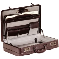 Mancini Portfolios|Business Cases<Leather Expandable Attache Case | Altman Luggage Burgundy