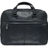 Mancini Portfolios|Business Cases<Leather Expandable Double Compartment Briefcase for 15.6'' Lap