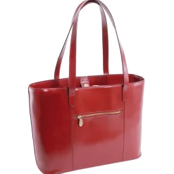 McKlein Business Cases|Carry-on Luggage<ALYSON Leather Tablet Tote | Altman Luggage Red