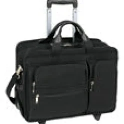 McKlein Business Cases<P Series 5844 Clinton Wheeled Laptop Case Black