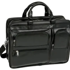 McKlein Business Cases<P Series 8843 Leather Laptop Case Black