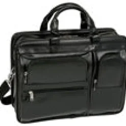 McKlein Business Cases<P Series 8843 Leather Laptop Case Black