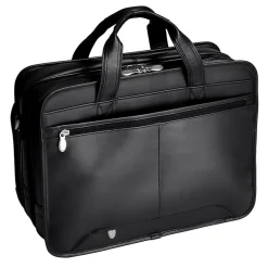 McKlein Business Cases<R Series 8398 Expandable Laptop Case Black