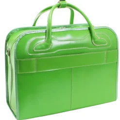 McKlein Business Cases<USA Willowbrook 15.6" Ladies' Leather Wheeled Laptop Briefcase