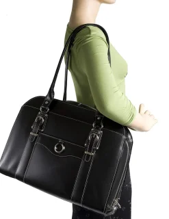 McKlein Business Cases<, W Series, Hillside, Top Grain Cowhide Leather, 14" Leather La