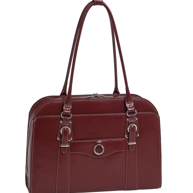 McKlein Business Cases<, W Series, Hillside, Top Grain Cowhide Leather, 14" Leather La