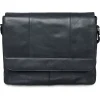 Mancini Portfolios|Business Cases<Messenger bag for 15'' Laptop / Tablet, 16.25" x 3.25" x 12", Black
