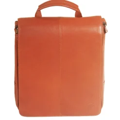 Mancini Portfolios|Business Cases<Messenger Style Tablet Bag, 10.5" x 4" x 12", Cognac