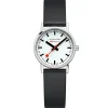 Mondaine Unisex Watches|Women's Watches<CLASSIC BLACK VEGAN GRAPE LEATHER 30 MM | Altman Luggage