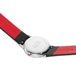 Mondaine Unisex Watches|Women's Watches<CLASSIC BLACK VEGAN GRAPE LEATHER 30 MM | Altman Luggage