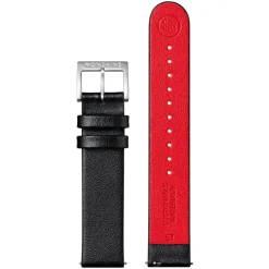 Mondaine Unisex Watches|Women's Watches<CLASSIC BRUSHED CASE BLACK VEGAN GRAPE LEATHER A6603031416SBBV