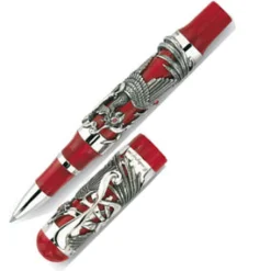 Montegrappa Rollerball|Felt Tip<Eternal Bird Silver Rollerball Pen