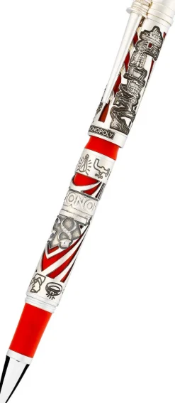 Montegrappa Rollerball|Limited Edition<Monopoly Limited Edition Rollerball Pen | Altman Lugg Red