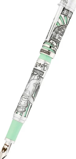 Montegrappa Limited Edition|Fountain<Monopoly Limited Edition Fountain Pen | Altman Lugg Green