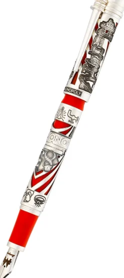 Montegrappa Limited Edition|Fountain<Monopoly Limited Edition Fountain Pen | Altman Luggage Red
