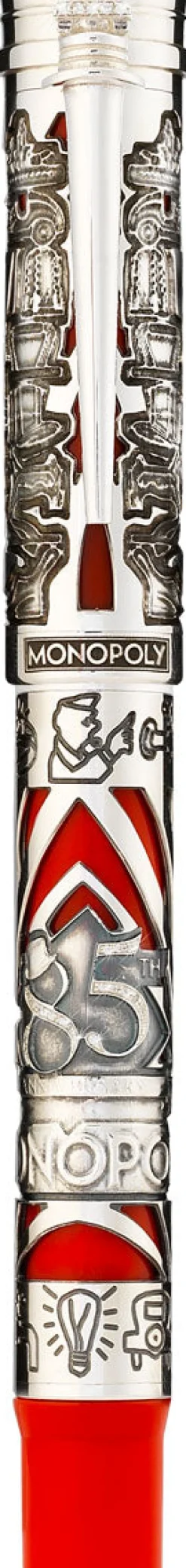 Montegrappa Limited Edition|Fountain<Monopoly Limited Edition Fountain Pen | Altman Luggage Red