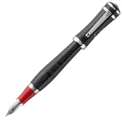 Montegrappa Fountain<Sophia Loren Fountain Pen, Black & Silver - Model: ISICL_S