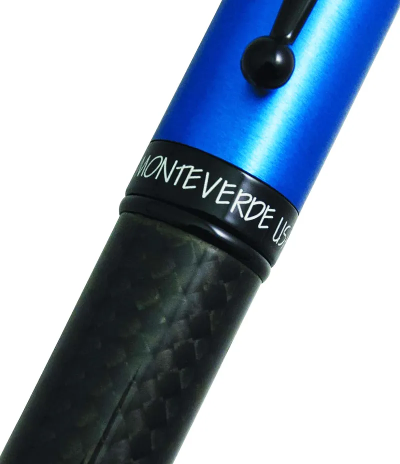 Monteverde Pen Closeouts<Invincia Carbon Fiber Fountain Pen Blue | Altman Luggage