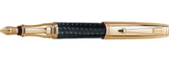 Monteverde Fountain<Invincia Carbon Fiber Fountain Pen MV40062 Rose Gold/Carbon Fiber