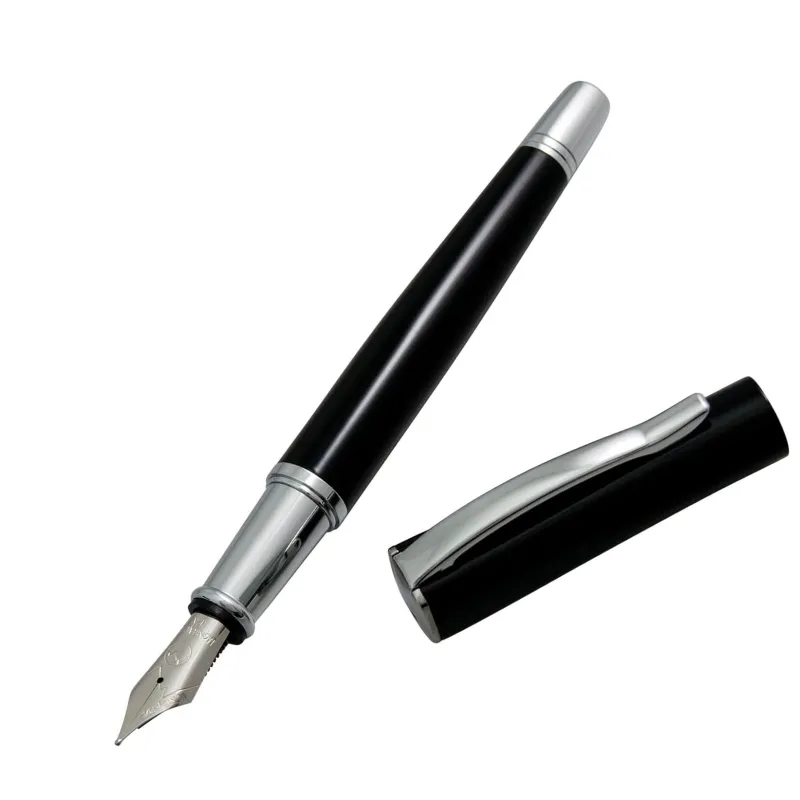 Monteverde Fountain<USA Impressa Fountain Pen Black With Chrome