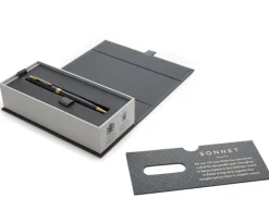 Parker Ballpoint<Sonnet Black Lacquer GT Ballpoint Pen Sale | Altman Luggage
