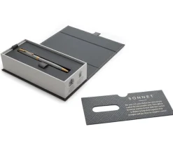 Parker Ballpoint<Sonnet Prestige Cisele Sterling Silver GT Ballpoint Pen Sale Cisele Silver