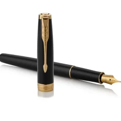 Parker Fountain<Sonnet Red Lacquer GT Fountain Pen on Sale | Altman Luggage Black GT