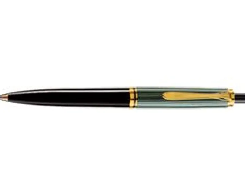 Pelikan Ballpoint<Pens - Souveran 400 Green & Black Ballpoint K400