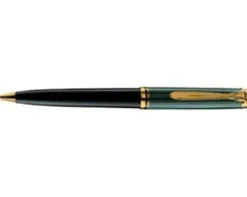 Pelikan Ballpoint<Pens - Souveran 600 Green & Black Ballpoint K600