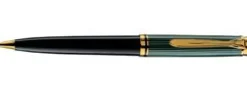 Pelikan Ballpoint<Pens - Souveran 600 Green & Black Ballpoint K600