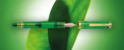 Pelikan Limited Edition|Fountain<Souveran 800 Special Edition Fountain Pen Green Demonstrator | Altman Luggage