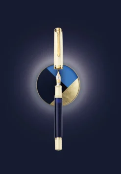 Pelikan Limited Edition|Fountain<Souveran 800 Special Edition Fountain Pen Cream Blue
